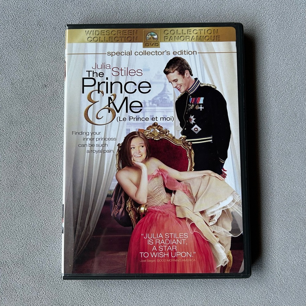 3 for $15 ~ The Prince & Me ~ Julia Stiles Luke Mably ~ DVD ~ 3 for $15